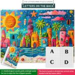 TangComplete - Sunny Beach Puzzles for Adults 1000 Piece, Jigsaw Puzzles for Adults, Adult Challenging Game Toys, Impossible Puzzle, Family Decoration Puzzle