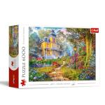Trefl Summer Residence 6000 Piece Jigsaw Puzzle Red 54"x38" Print, DIY Puzzle, Large Jigsaw Full of Details, Creative Fun, Classic Jigsaw for Adults and Children from 14 Years Old