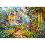 Trefl Summer Residence 6000 Piece Jigsaw Puzzle Red 54"x38" Print, DIY Puzzle, Large Jigsaw Full of Details, Creative Fun, Classic Jigsaw for Adults and Children from 14 Years Old