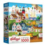 RoseArt - Kellogg's - Town by The Sea - 1000 Piece Jigsaw Puzzles for Adults
