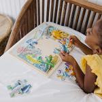 Melissa & Doug Under The Sea Ocean Animals Wooden Jigsaw Puzzle with Storage Tray (24 pcs)