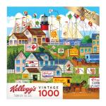 RoseArt - Kellogg's - Town by The Sea - 1000 Piece Jigsaw Puzzles for Adults