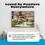 Buffalo Games - Charles Wysocki - Twilight Sentinel - 1000 Piece Jigsaw Puzzle - Colorful Winter Puzzles for Adults – Precision-Cut Pieces, Beautiful Festive Artwork, and Hours of Fun