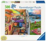 Ravensburger Rig Views - 500 Piece Large Format Jigsaw Puzzle | Unique Design with Softclick Technology | Ideal for Adults and Kids | Durable Pieces | Eco-Friendly Materials