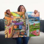 Ravensburger Rig Views - 500 Piece Large Format Jigsaw Puzzle | Unique Design with Softclick Technology | Ideal for Adults and Kids | Durable Pieces | Eco-Friendly Materials