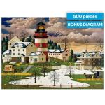 Buffalo Games - Charles Wysocki - Twilight Sentinel - 500 Piece Jigsaw Puzzle for Adults -Challenging Puzzle Perfect for Game Nights - Finished Size is 21.25 x 15.00