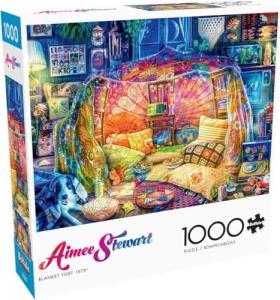 Buffalo Games - Aimee Stewart - Blanket Fort 1979-1000 Piece Jigsaw Puzzle for Adults -Challenging Puzzle Perfect for Game Nights - Finished Size is 26.75 x 19.75