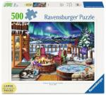 Ravensburger Northern Lights Puzzle - 500 Piece Large Format | Vivid Imagery | Easy-to-Handle Pieces | Ideal for Relaxation and Family Fun | Features Artwork by Nancy Wernersbach