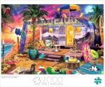 Buffalo Games - Jeff Haynie - Beach Holiday - 2000 Piece Jigsaw Puzzle for Adults Challenging Puzzle Perfect for Game Nights - Finished Size is 38.50 x 26.50