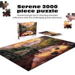 Buffalo Games - Joshua Snow - Maroon Lake Reflections - 2000 Piece Jigsaw Puzzle for Adults Challenging Puzzle Perfect for Game Nights - Finished Size is 38.50 x 26.50