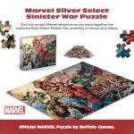 Buffalo Games - 2000 Piece Marvel Silver Select Sinister War Jigsaw Puzzle Challenging and Colorful Puzzle for Adults – Precision-Cut Pieces, Beautiful Artwork, and Hours of Relaxing Fun