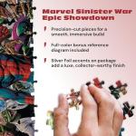 Buffalo Games - 2000 Piece Marvel Silver Select Sinister War Jigsaw Puzzle Challenging and Colorful Puzzle for Adults – Precision-Cut Pieces, Beautiful Artwork, and Hours of Relaxing Fun
