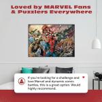 Buffalo Games - 2000 Piece Marvel Silver Select Sinister War Jigsaw Puzzle Challenging and Colorful Puzzle for Adults – Precision-Cut Pieces, Beautiful Artwork, and Hours of Relaxing Fun