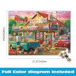 Buffalo Games - Country Store - 500 Piece Jigsaw Puzzle Multicolor, 21.25"L X 15"W