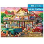 Buffalo Games - Country Store - 500 Piece Jigsaw Puzzle Multicolor, 21.25"L X 15"W
