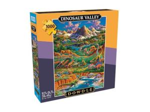Buffalo Games - Eric Dowdle - Dinosaur Valley - 1000 Piece Puzzle - Challenging Puzzle Perfect for Game Nights - Finished Size is 26.75 x 19.75