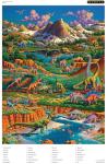 Buffalo Games - Eric Dowdle - Dinosaur Valley - 1000 Piece Puzzle - Challenging Puzzle Perfect for Game Nights - Finished Size is 26.75 x 19.75