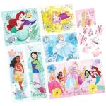 Spin Master Games, Disney Princess Puzzles, 7-Pack, Jigsaw Kids Puzzles, 12, 16, & 24 Pieces, Featuring Ariel, Tiana, Rapunzel, Pocahontas, Storage Tray, Easter Basket Stuffers, for Ages 4 & Up