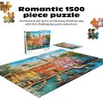 Buffalo Games - Dominic Davison - A Day in Venice - 1500 Piece Jigsaw Puzzle for Adults -Challenging Puzzle Perfect for Game Nights - Finished Size is 38.50 x 26.50