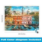 Buffalo Games - Dominic Davison - A Day in Venice - 1500 Piece Jigsaw Puzzle for Adults -Challenging Puzzle Perfect for Game Nights - Finished Size is 38.50 x 26.50
