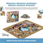 Buffalo Games Ceaco – 2000 Piece Silver Select Disney Classic Collage Jigsaw Puzzle Colorful Puzzle for Adults – Precision-Cut Pieces, Beautiful Artwork, and Hours of Relaxing Fun