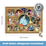 Buffalo Games Ceaco – 2000 Piece Silver Select Disney Classic Collage Jigsaw Puzzle Colorful Puzzle for Adults – Precision-Cut Pieces, Beautiful Artwork, and Hours of Relaxing Fun