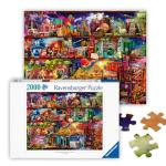 Ravensburger World of Books Puzzle - 2000-Piece Jigsaw Game | Premium Quality Pieces | Anti-Glare Surface | Precision Fit | Great Gift for All Ages