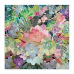 Galison Succulent Mosaic 500 Piece Foil Puzzle from Galison - 20" x 20" Beautifully Illustrated Puzzle, Thick & Sturdy Pieces, Fun and Challenging Activity for Adults, Unique Gift Idea!