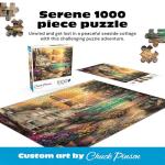 Buffalo Games - Chuck Pinson - Cottage By The Sea - 1000 Piece Jigsaw Puzzle