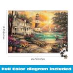 Buffalo Games - Chuck Pinson - Cottage By The Sea - 1000 Piece Jigsaw Puzzle