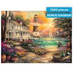 Buffalo Games - Chuck Pinson - Cottage By The Sea - 1000 Piece Jigsaw Puzzle