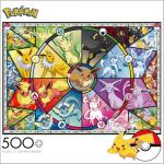 Buffalo Games - Pokemon- Eevee Evolutions Series 1 - 500 Piece Jigsaw Puzzle For Adults -Challenging Puzzle Perfect for Game Nights - Finished Size is 21.25 x 15.00