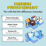 Odd Pieces Mystery Jigsaw Puzzle-1,000 Pcs Mystery Puzzle with Storytelling Comics, Secret Ending-1000 Piece Puzzle for Adults & Kids –19.7'' x 27.6'' Frameable Magic Puzzle Art (Turbo 3000)