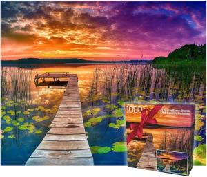 Puzzles for Adults 1000 Pieces - 20x30 in HD Quality Landscape 1000 Piece Puzzle for Adults & Families | Sturdy 2mm Adult Puzzle Pieces | 8 Jigsaw Puzzles Saver Sheets & Full-Sized 1:1 Poster Included