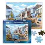Ravensburger Tranquil Harbour 500 Piece Jigsaw Puzzle for Adults | Unique, Pieces | Anti-Glare Surface | FSC Certified, Eco-Friendly | Amazon Exclusive