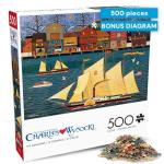 Buffalo Games - Charles Wysocki - The Sunflower - 500 Piece Jigsaw Puzzle for Adults - Challenging Puzzle Perfect for Game Nights - Finished Size is 21.25 x 15.00