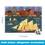 Buffalo Games - Charles Wysocki - The Sunflower - 500 Piece Jigsaw Puzzle for Adults - Challenging Puzzle Perfect for Game Nights - Finished Size is 21.25 x 15.00