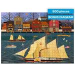 Buffalo Games - Charles Wysocki - The Sunflower - 500 Piece Jigsaw Puzzle for Adults - Challenging Puzzle Perfect for Game Nights - Finished Size is 21.25 x 15.00