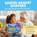 United States Puzzles for Kids Ages 4-6 - Educational Toys for Boys & Girls - 70Pcs USA Map Kids Puzzle with 50 States & Capitals - Floor Jigsaw Puzzles - Fun Learning Activities & Gifts for Children