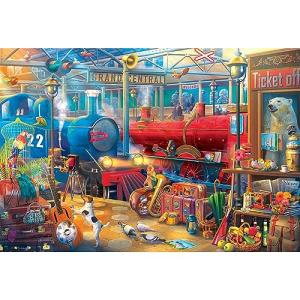RoseArt - Kodak Premium Collector - Train Station - 2000 Piece Jigsaw Puzzle for Adults