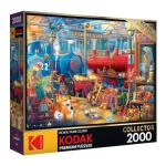 RoseArt - Kodak Premium Collector - Train Station - 2000 Piece Jigsaw Puzzle for Adults