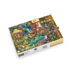 Buffalo Games - Gold - Aimee Stewart - Merry Mushroom Village Picnic - 500 Piece Jigsaw Puzzle for Adults - Challenging Puzzle Perfect for Game Nights
