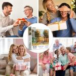 500 Piece Puzzles for Adults, Autumn Street Scenery Jigsaw Puzzles, European Town Landscape Puzzle, Impressionist Oil Painting Adult Puzzles, Beautiful Family Game, 20.5 x 15 in