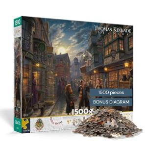 Ceaco - Thomas Kinkade - Harry Potter - Diagon Alley - 1500 Piece Jigsaw Puzzle