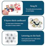 Animal Puzzles for Adults 1000 Pieces, Nature Puzzle Feature Dog Cat Bird Owl Chicken Elephant Horse Fox, Garden Flower Plant Abstract Jigsaw Puzzle Paper Cut Collage