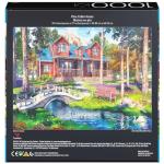 2-Pack of 1000-Piece Jigsaw Puzzles, Pine Cabin & Summer Estate | Puzzles for Adults and Kids Ages 8+, Amazon Exclusive