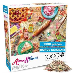 Buffalo Games - Aimee Stewart - The Nostalgic Baker (2024) - 1000 Piece Jigsaw Puzzle for Adults -Challenging Puzzle Perfect for Game Nights - Finished Size is 26.75 x 19.75