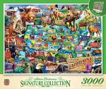 MasterPieces 3000 Piece Jigsaw Puzzle for Adults, Family, Or Kids - USA National Parks - 32"x45"