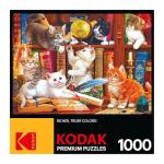 RoseArt - Kodak Premium - Library Mischief - 1000 Piece Jigsaw Puzzle for Adults