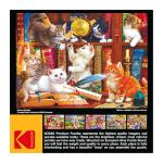 RoseArt - Kodak Premium - Library Mischief - 1000 Piece Jigsaw Puzzle for Adults